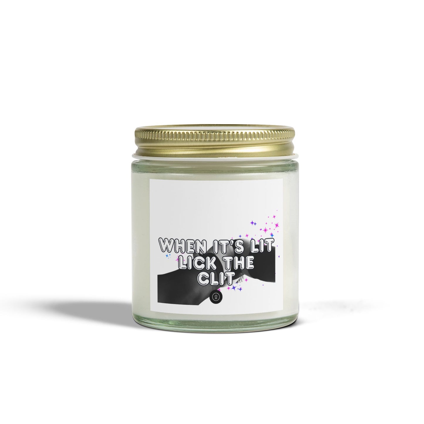 'When It's Lit' Scented Candles, Coconut Apricot Wax