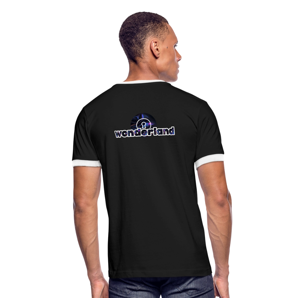 NORMAL Gets You NOWHERE Ringer T-Shirt - black/white