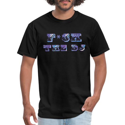 Please F*ck The DJ 🙏 Unisex Classic T-Shirt - black