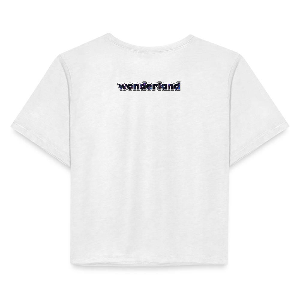 Women's Cropped T-Shirt - white