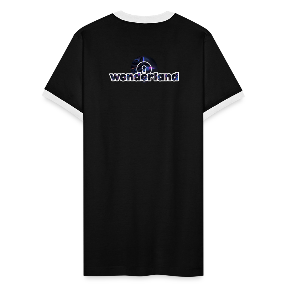NORMAL Gets You NOWHERE Ringer T-Shirt - black/white