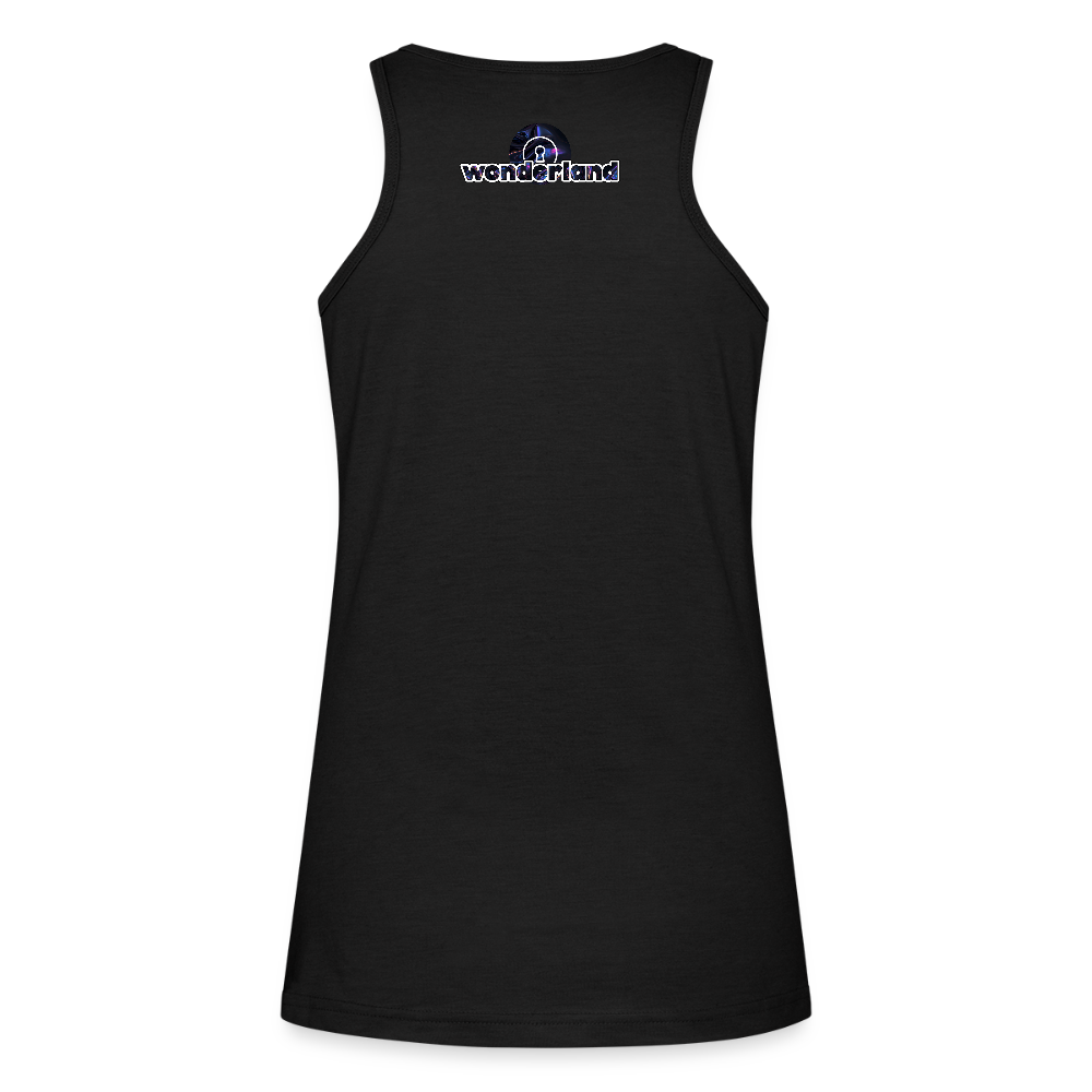 Support Your Local Sluts + Whores Women’s Racerneck Tank - black