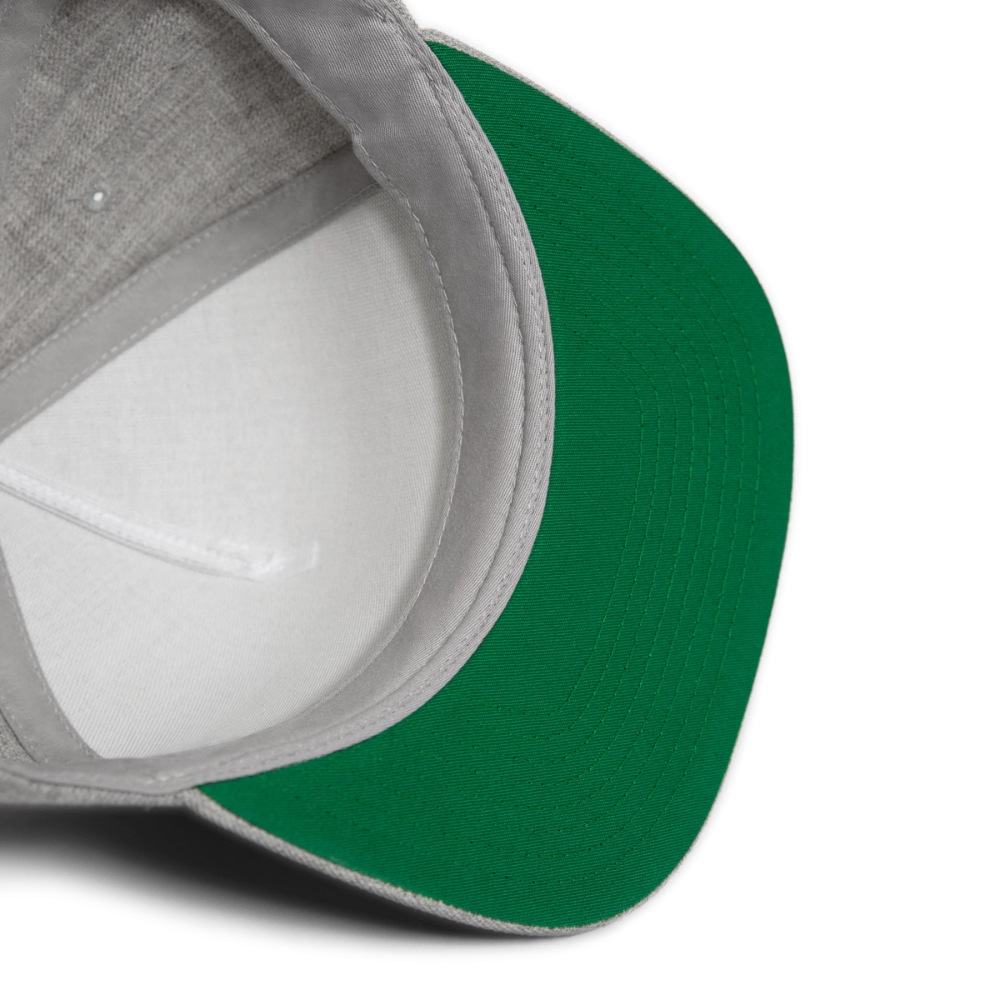 Legalize Lobotomies Snapback Baseball Cap - heather gray