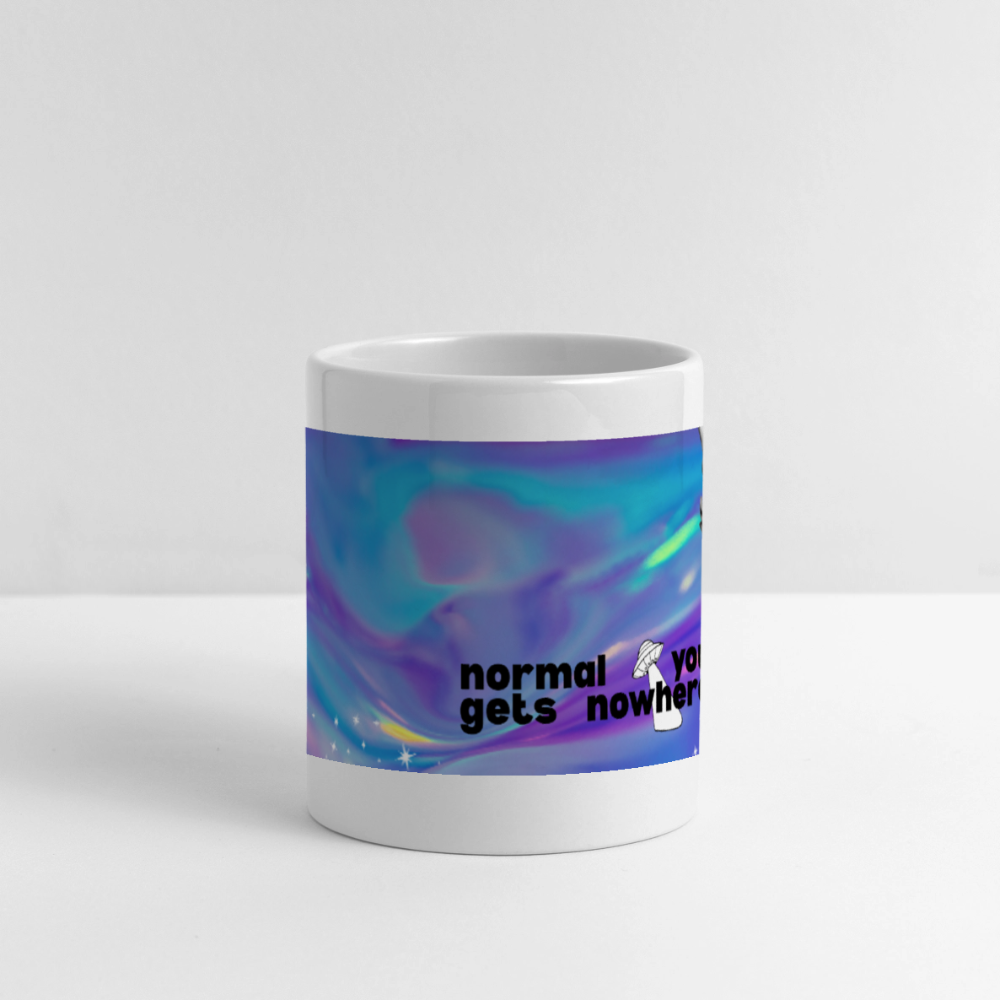 Normal Gets You Nowhere Mug - white