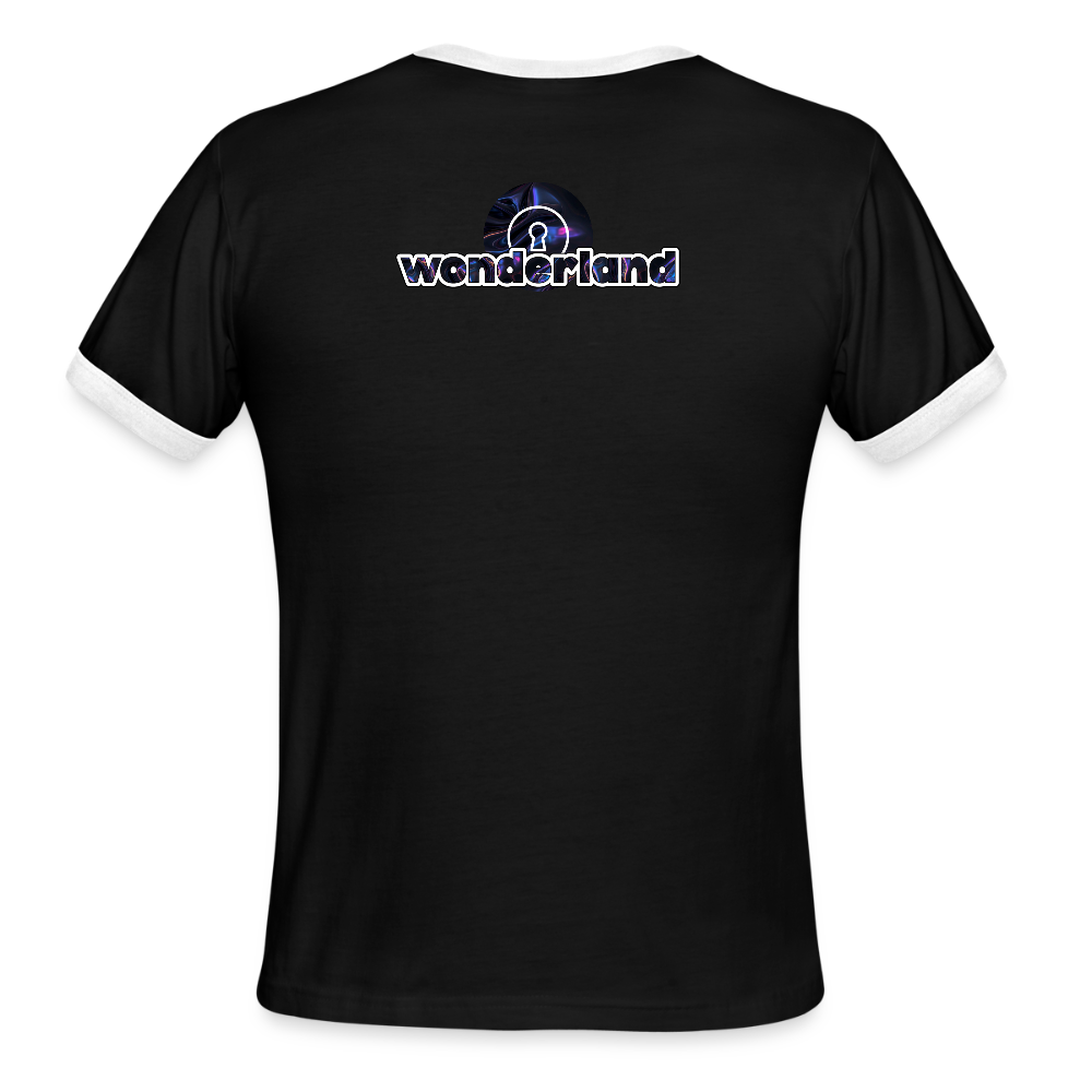 NORMAL Gets You NOWHERE Ringer T-Shirt - black/white