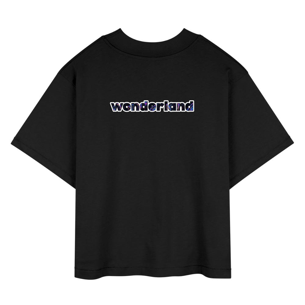 Is This The Real Life? Women's Boxy Tee - black