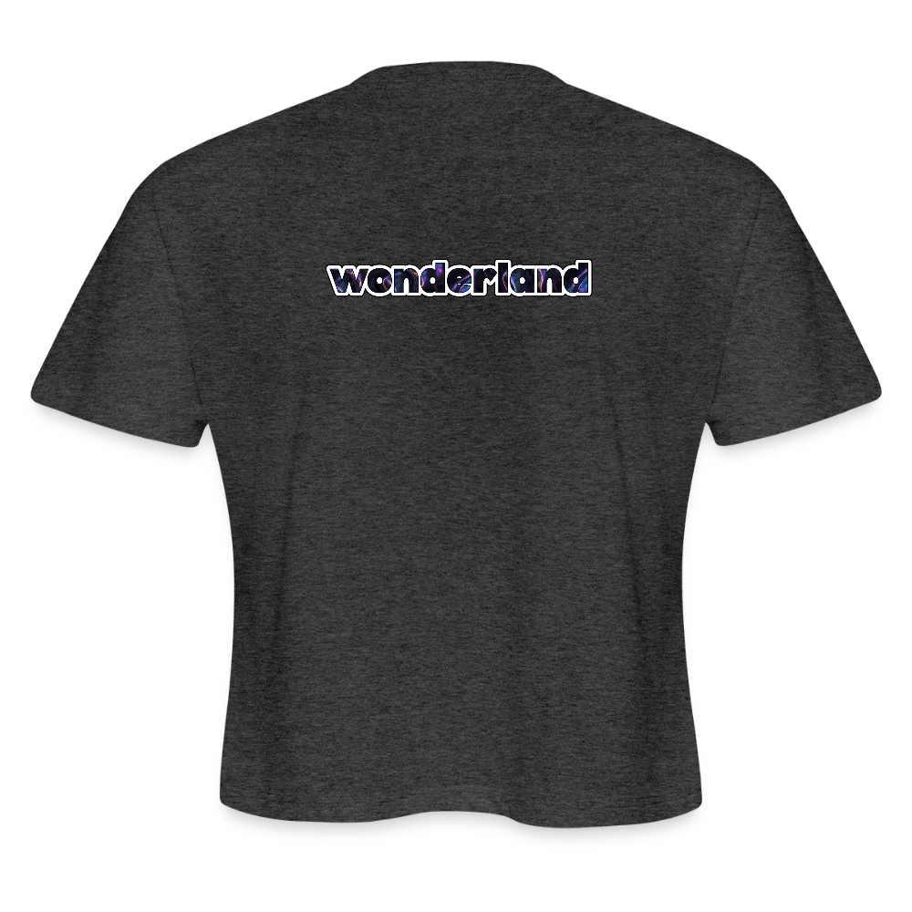 F*CK AROUND + FIND OUT Crop Tee - deep heather