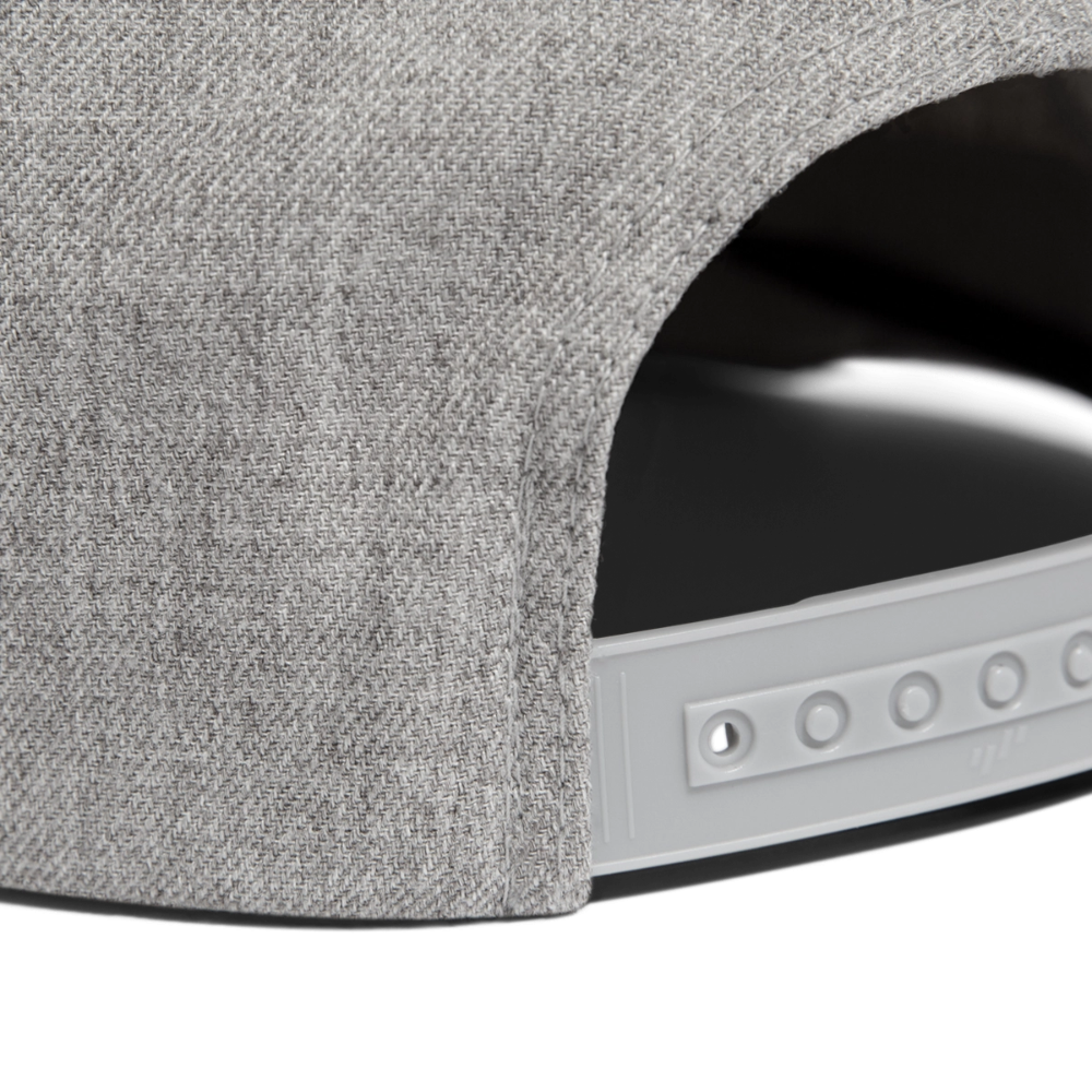 Legalize Lobotomies Snapback Baseball Cap - heather gray