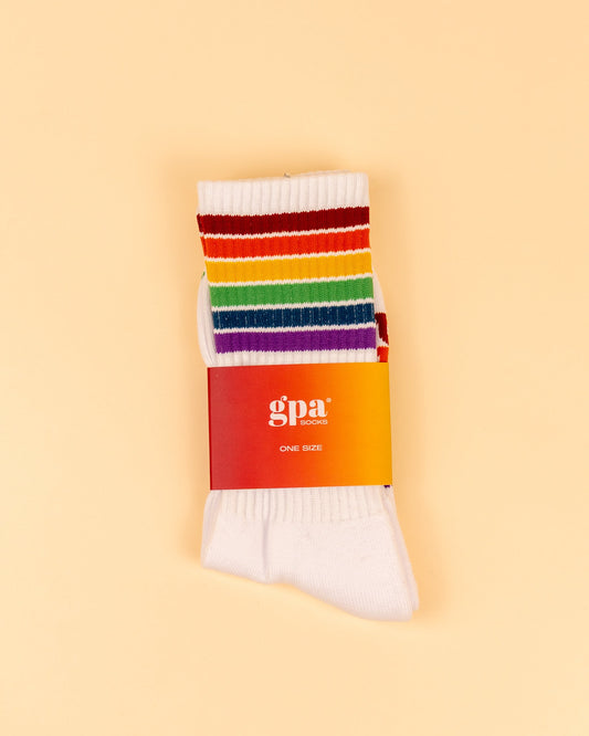 Rainbow Stripes Socks