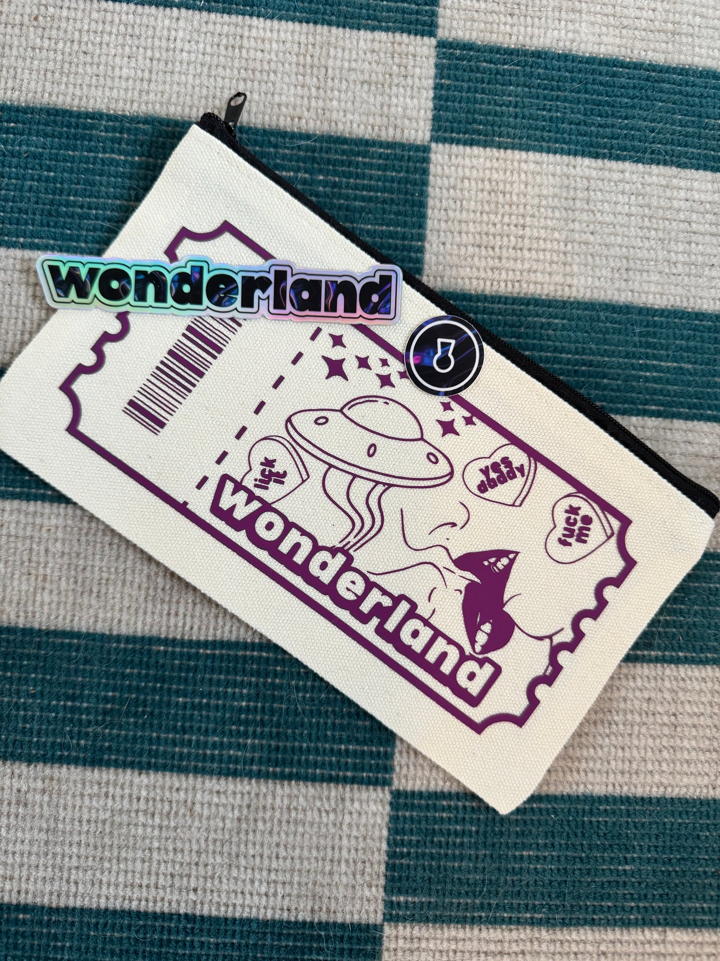 The Lil WONDER Slutbag | Limited Edition WONDERLAND Zipper Pouches