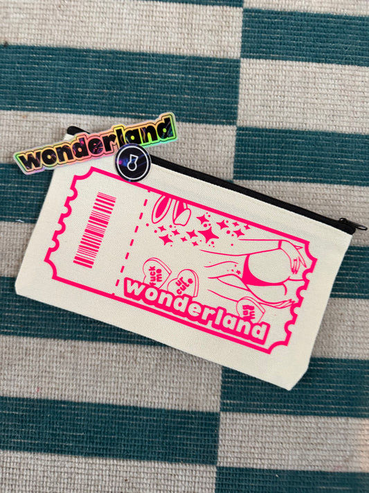 The Lil WONDER Slutbag | Limited Edition WONDERLAND Zipper Pouches