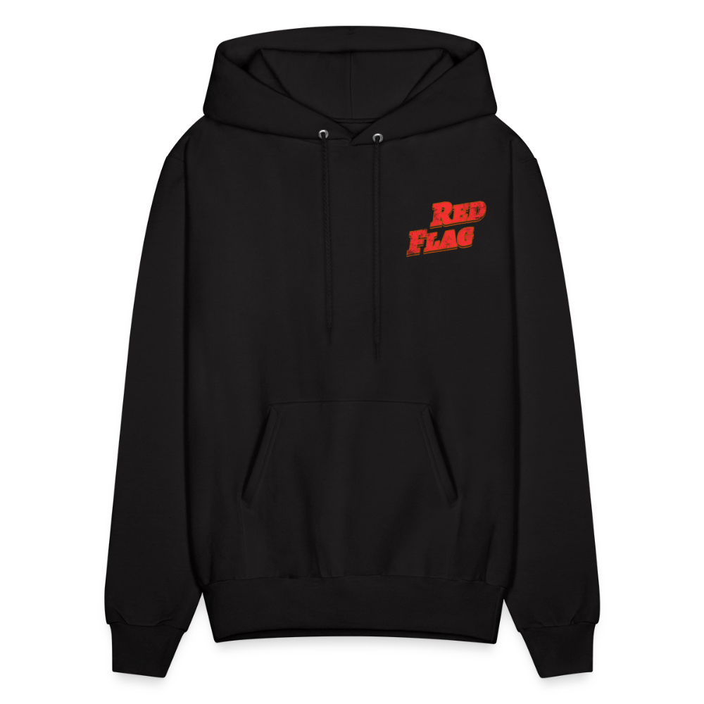He's a Red Flag Men's Hoodie - black