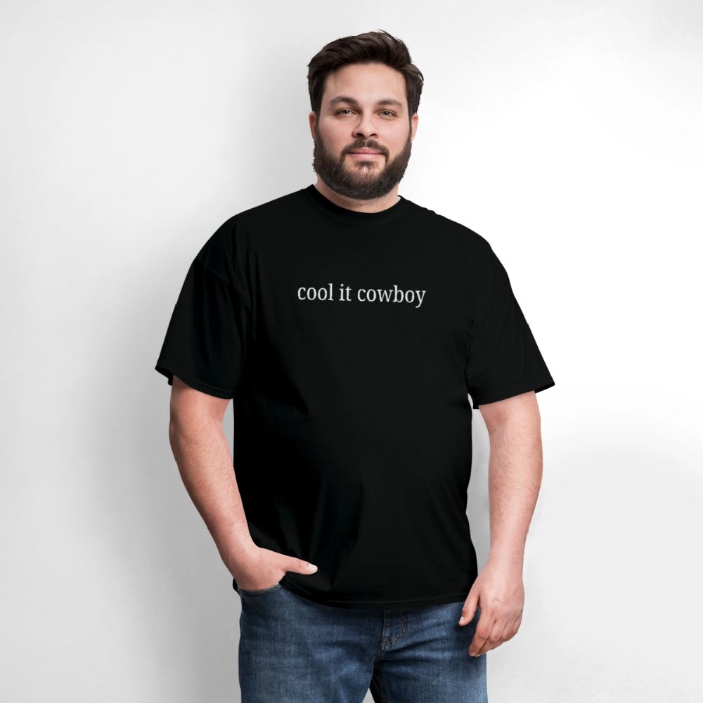 Cool It Cowboy Tee - black