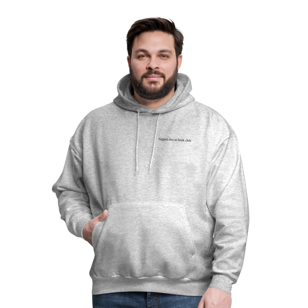 Biggest Slut at Book Club Men's Hoodie - heather gray
