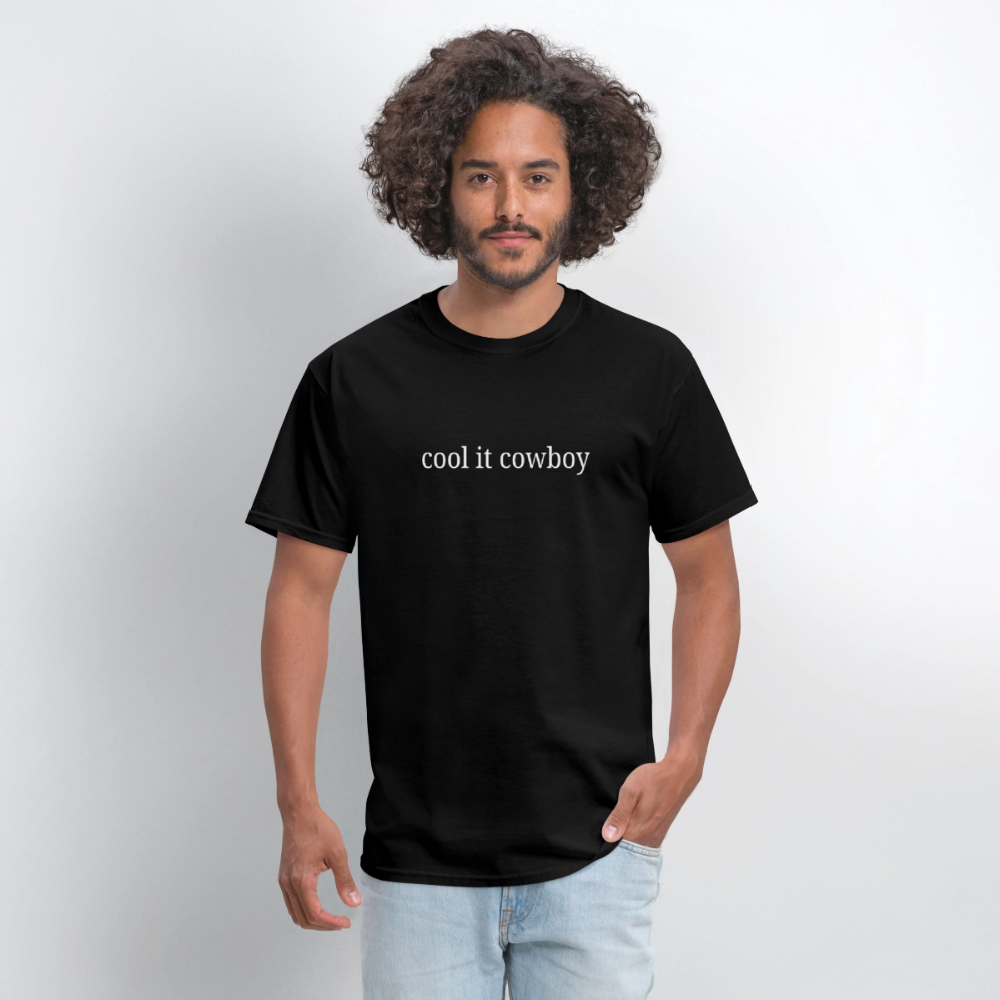 Cool It Cowboy Tee - black