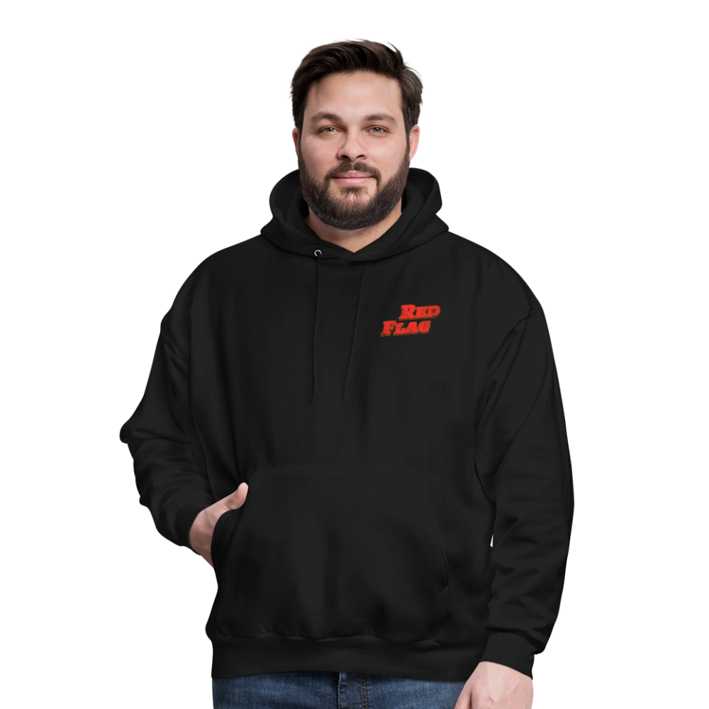He's a Red Flag Men's Hoodie - black