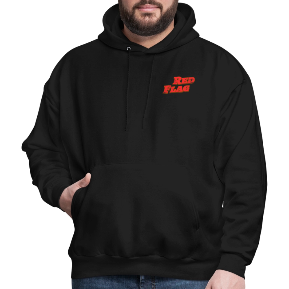 He's a Red Flag Men's Hoodie - black