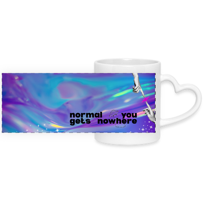 Normal Gets You Nowhere Mug - white