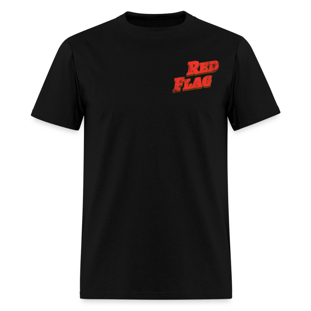 Red Flag Unisex T-Shirt | GILDAN 5000 - black