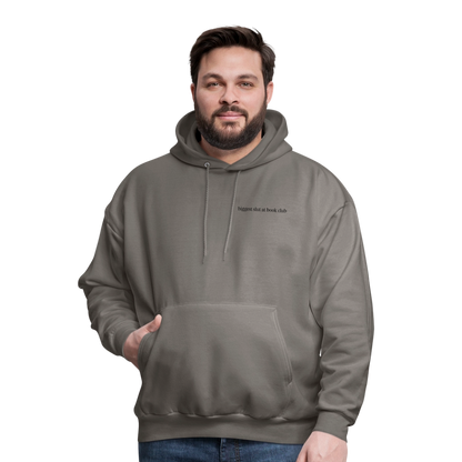 Biggest Slut at Book Club Men's Hoodie - asphalt gray