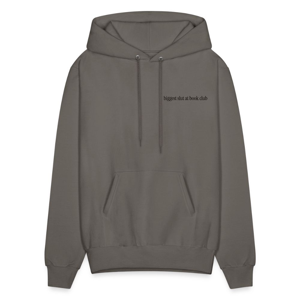 Biggest Slut at Book Club Men's Hoodie - asphalt gray