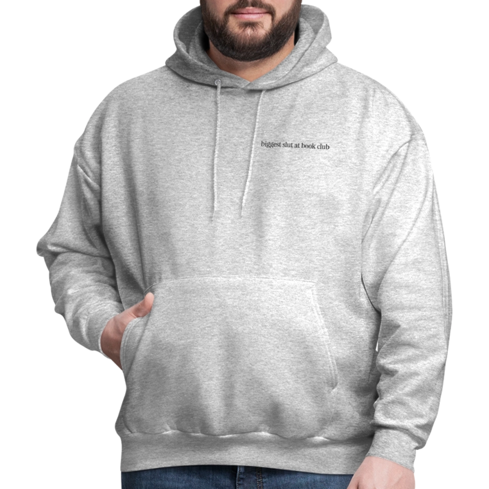 Biggest Slut at Book Club Men's Hoodie - heather gray