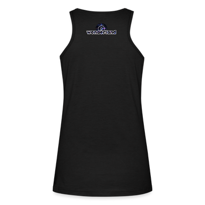 Support Your Local Sluts + Whores Women’s Racerneck Tank - black