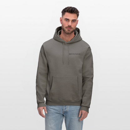 Biggest Slut at Book Club Men's Hoodie - asphalt gray