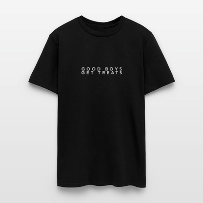 Good Boys Get Treats Men's T-Shirt | GILDAN 5000 - black