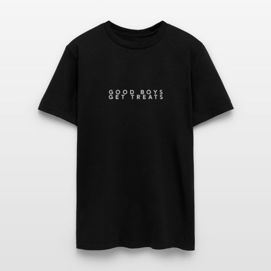 Good Boys Get Treats Men's T-Shirt | GILDAN 5000 - black