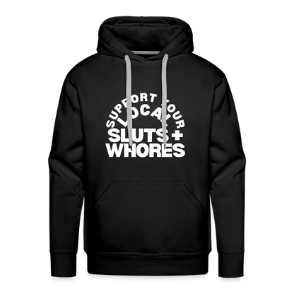 Support Local Men’s Premium Hoodie - black