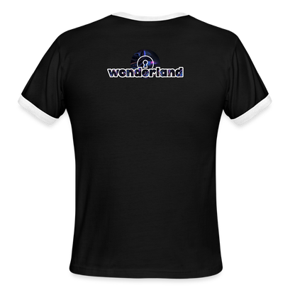 NORMAL Gets You NOWHERE Ringer T-Shirt - black/white