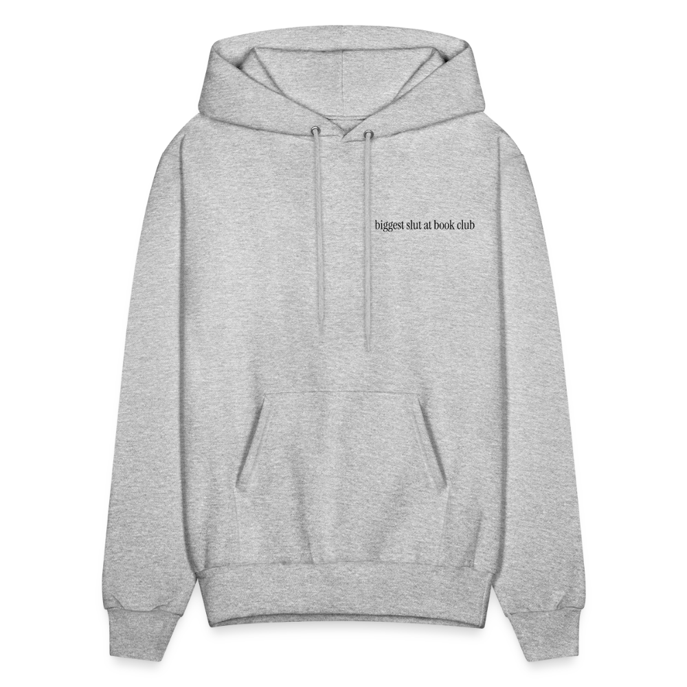 Biggest Slut at Book Club Men's Hoodie - heather gray