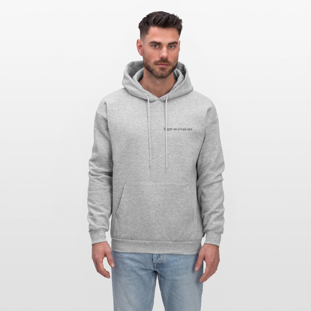 Biggest Slut at Book Club Men's Hoodie - heather gray