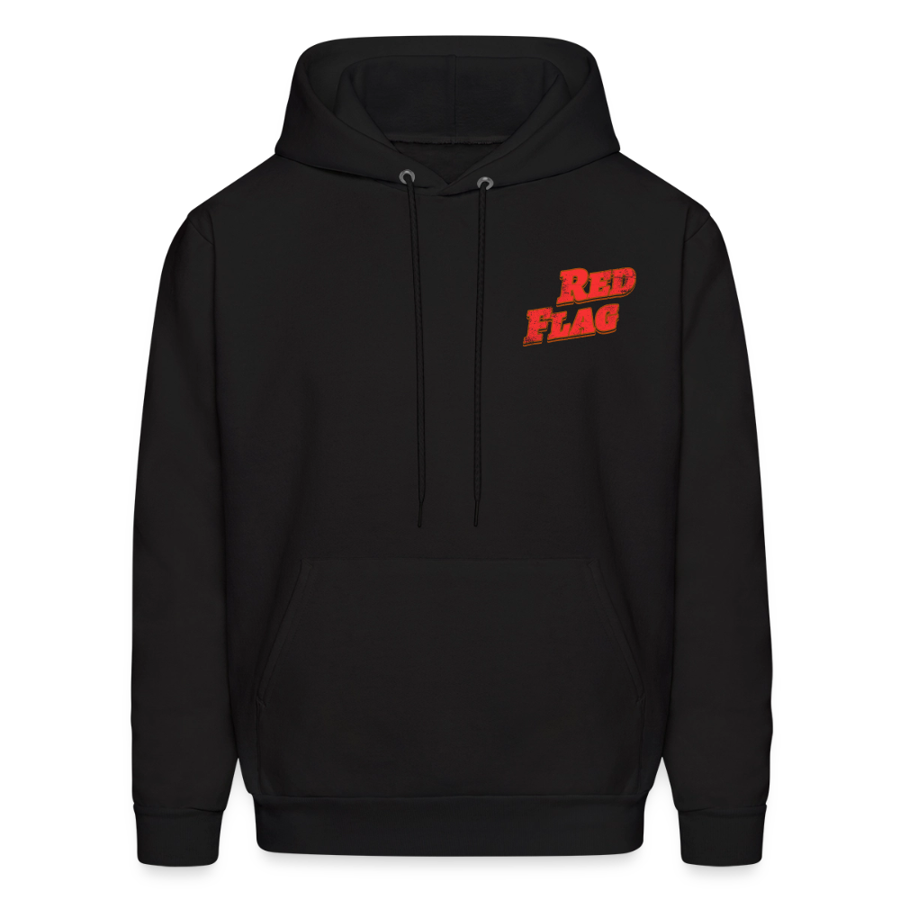 He's a Red Flag Men's Hoodie - black