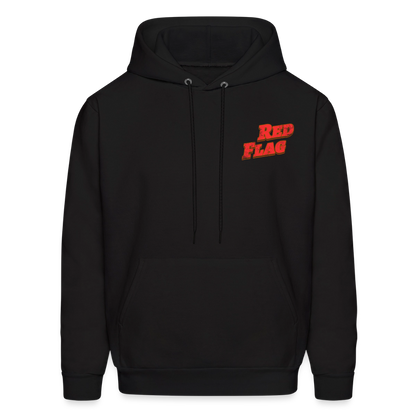 He's a Red Flag Men's Hoodie - black