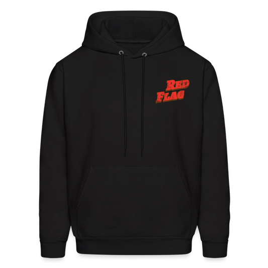 He's a Red Flag Men's Hoodie - black