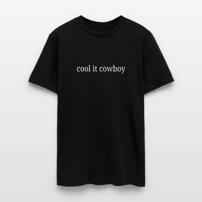 Cool It Cowboy Tee - black