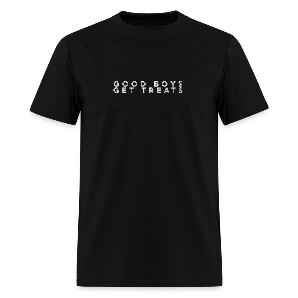 Good Boys Get Treats Men's T-Shirt | GILDAN 5000 - black