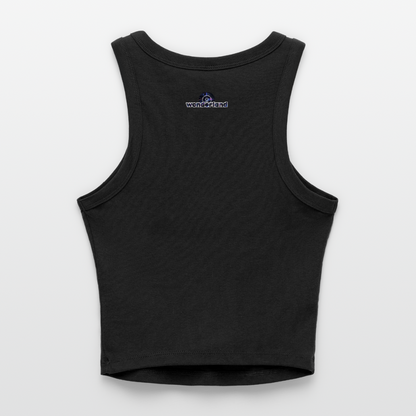 Sorry, I Only Love You in Ibiza - Slim Fit Rib Women's Tank Top - black