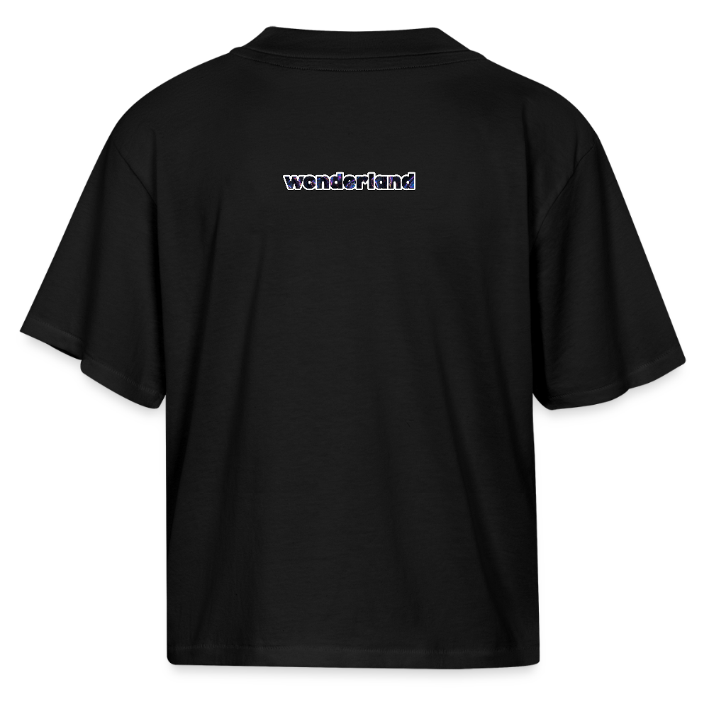 His Favorite Women's Boxy Tee - black