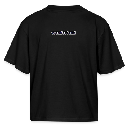 His Favorite Women's Boxy Tee - black