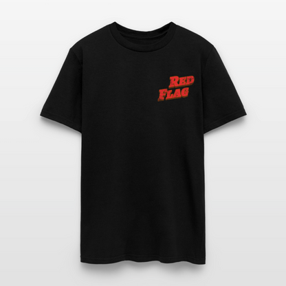 Red Flag Unisex T-Shirt | GILDAN 5000 - black