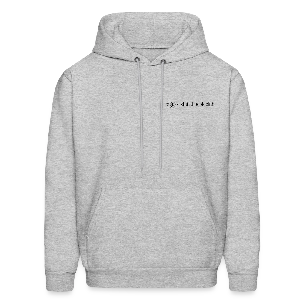 Biggest Slut at Book Club Men's Hoodie - heather gray
