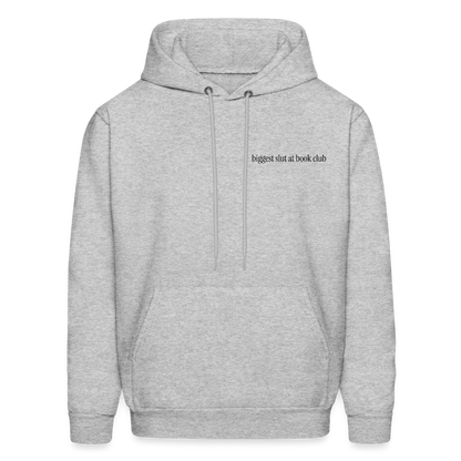 Biggest Slut at Book Club Men's Hoodie - heather gray