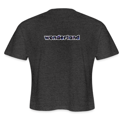 F*CK AROUND + FIND OUT Crop Tee - deep heather