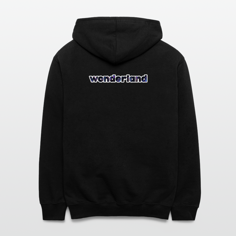 Hometown Hottie Contrast Hoodie - black/heather gray, Two-tone contrast hoodie with ‘Hometown Hottie’ graphic text on the front, shown on a clean product background