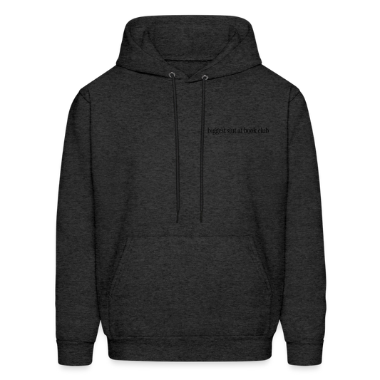Biggest Slut at Book Club Men's Hoodie - charcoal grey
