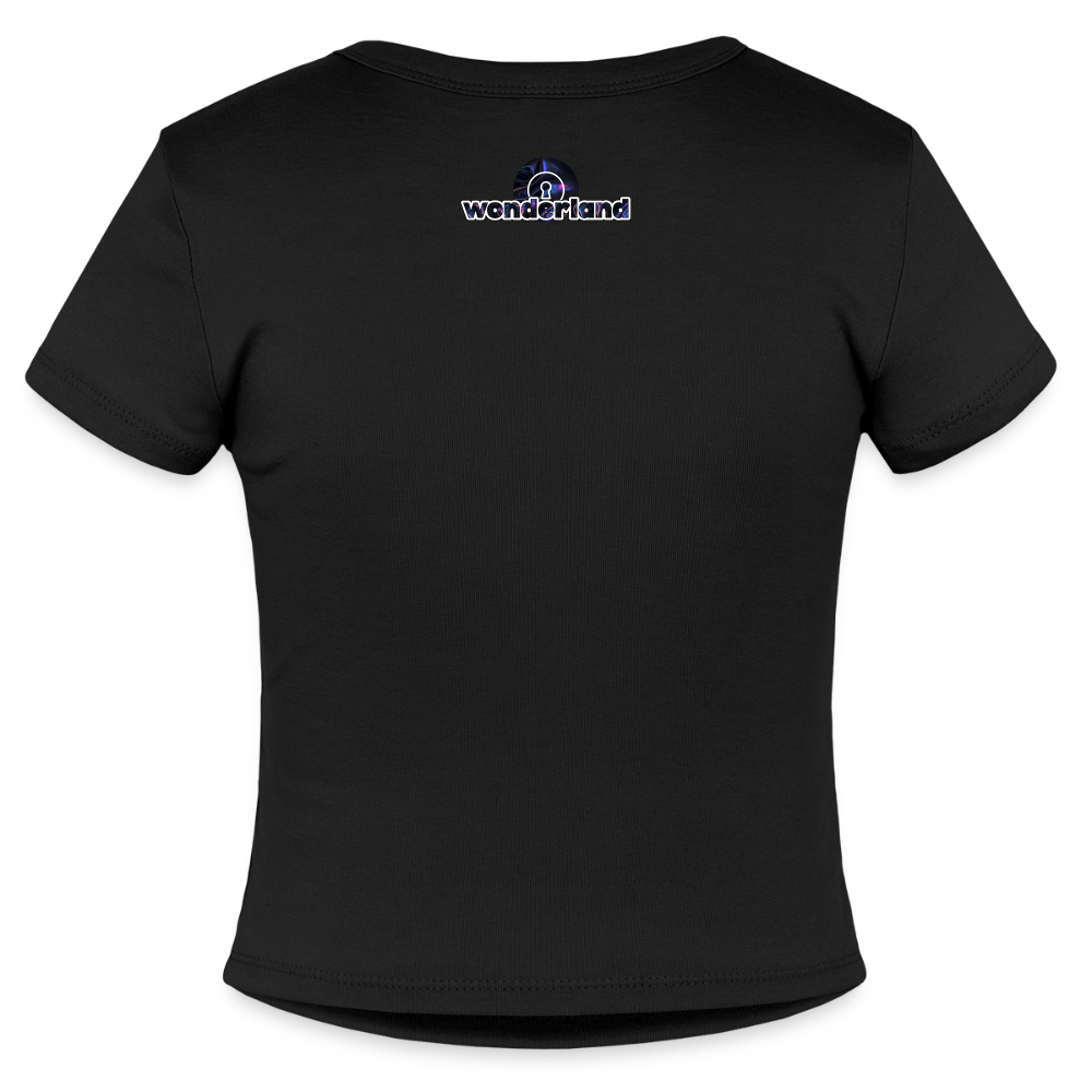 Sorry, I Only Love You in Ibiza - Slim Fit Rib Women's T-Shirt - black