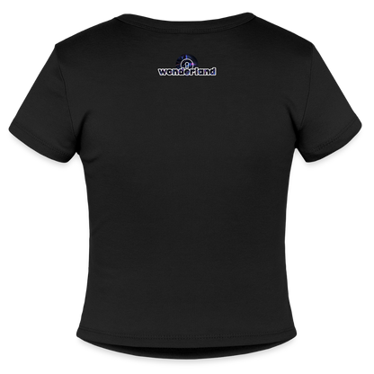 Sorry, I Only Love You in Ibiza - Slim Fit Rib Women's T-Shirt - black